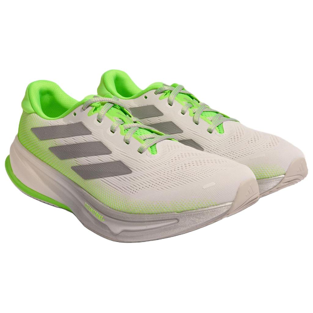 New Adidas Supernova Rise 2 Abrasion Resistant Low Top Running Shoes Men's Beige Green HQ7414