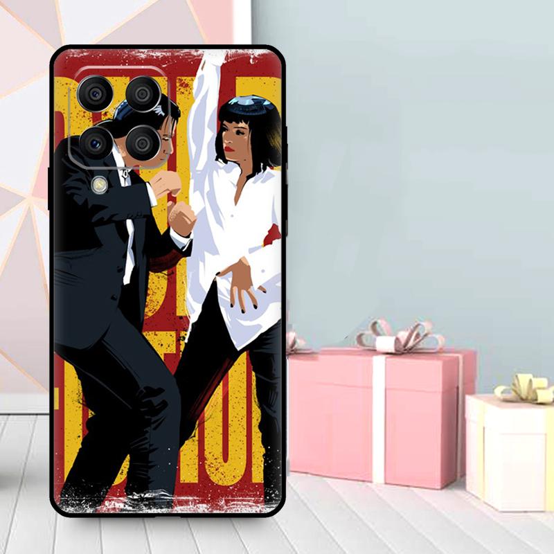 Pulp Fiction Dancing Case For Samsung Galaxy M16 M31 M21 M13 M33 M53 M15 M35 M55 M36 M56 M12 M32 M52 M14 M34 M54
