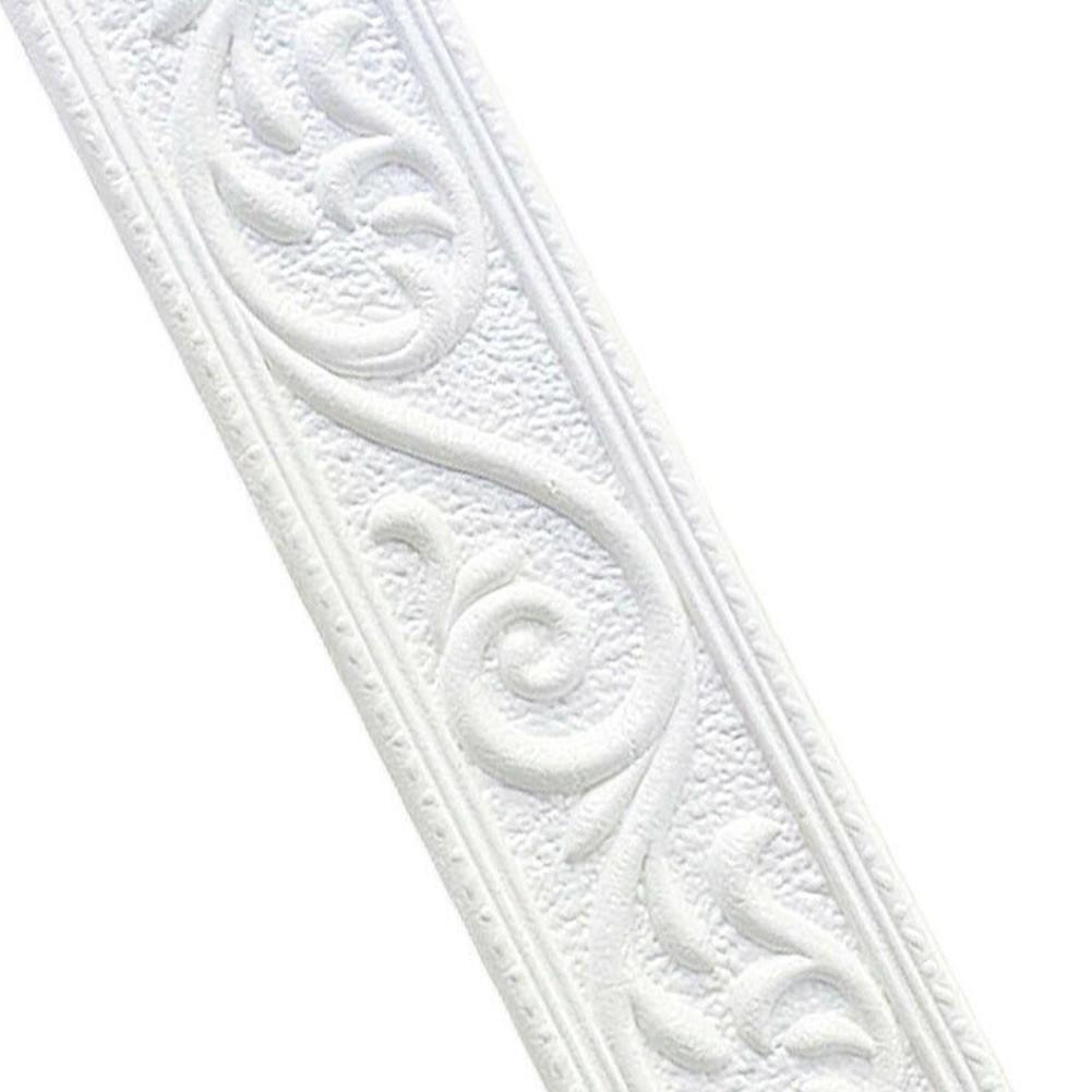 3D Foam Molding Trim Wall Trim Line Border Brown Decoration Silver