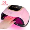UV Light Dryer for Nails Gel Polish with 66 Lamp Beads 4 Timer Setting HD Display Screen Auto Sensor Professional Nail Lamp