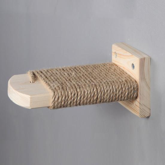 Лестницы для кошек, по которым можно подняться в клетку, покрытые сизалем и пенькой, когтеточки для домашних животных, насест для мебели, полка для клетки, лестница с установочными винтами