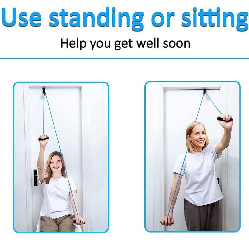 Shoulder Pulley Therapy Exercise Tool For Physical Rehabilitation And Range Of Motion Recovery