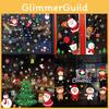 Classic Christmas Window Decals With Santa Claus For A Magical Holiday Atmosphere