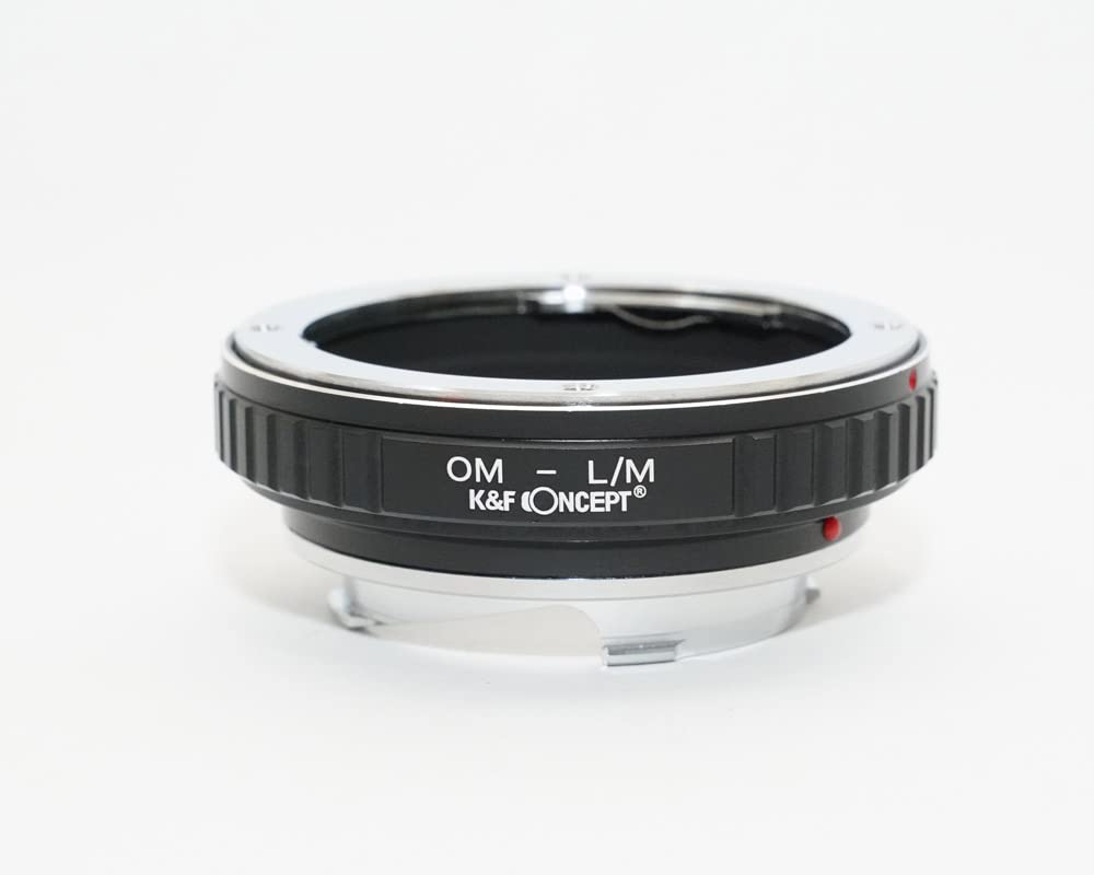 Olympus OM Leica M Mount Adapter with Lens Cloth K&F Lens-L/M Om-lm (KFLM)