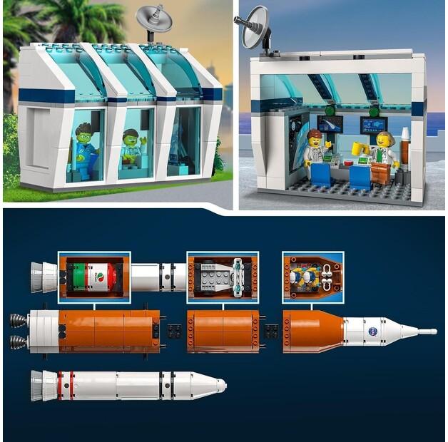 LEGO City 60351 Запуск ракеты с космодрома