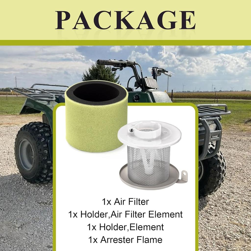 Комплект воздушного фильтра + направляющей для Kawasaki Bayou 220 250 KLF 220 250 1988-2011 Bayou 300 KLF300-B 1988