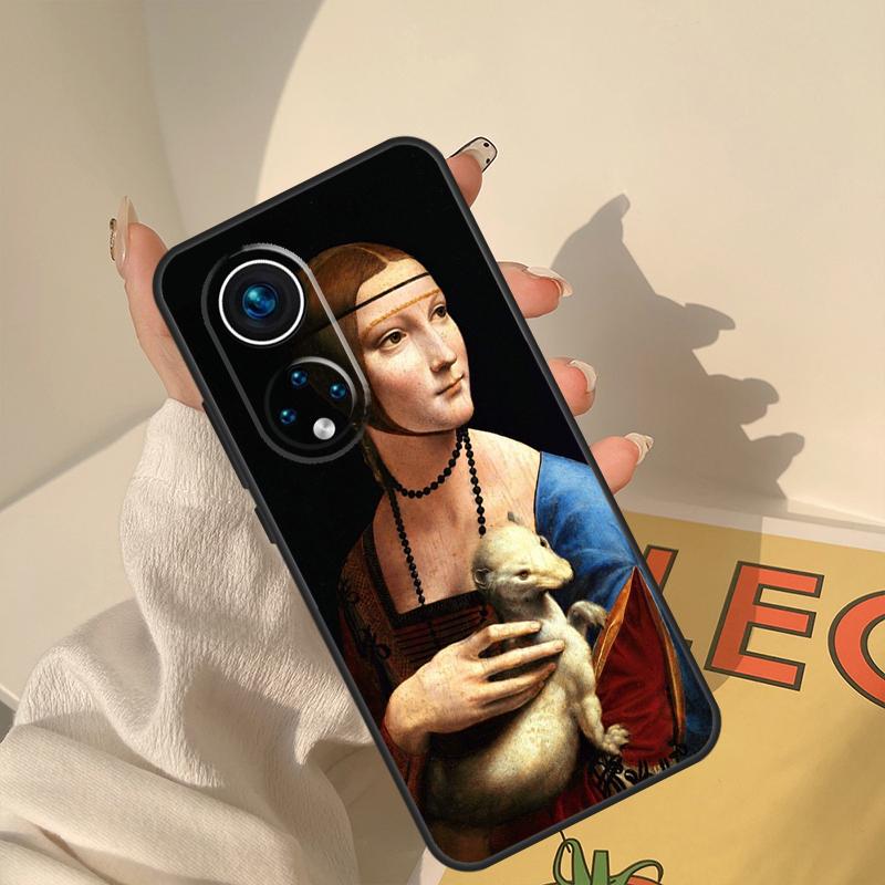 Leonardo da Vinci Mona Lisa Art Case For Honor Magic 8 Pro 5 6 7 Lite Cover For Honor 400 200 90 70 50 X8a X8b X9a X9b X9c