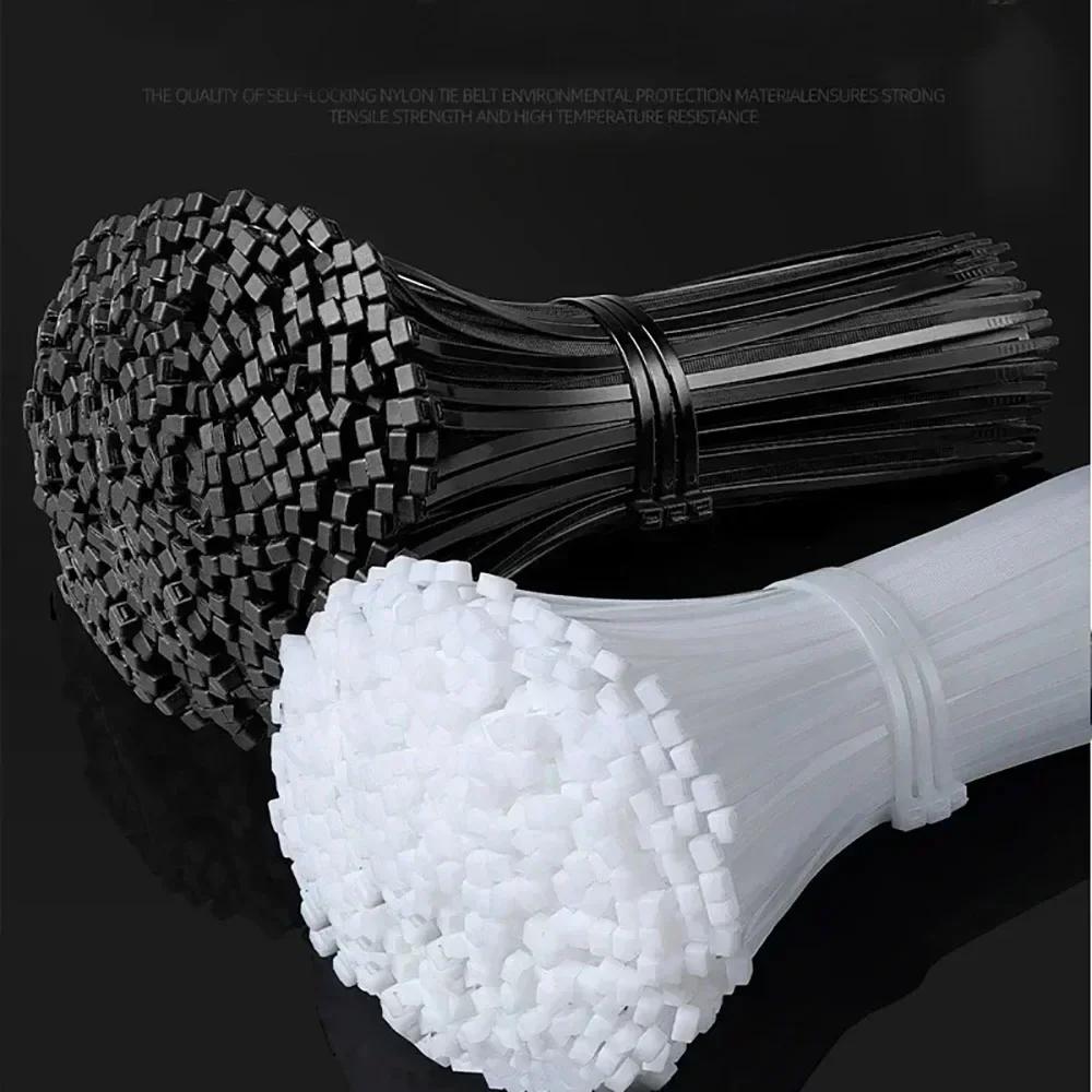 Self Locking Nylon Cable Ties, Wire Harnesses, Buckles, Plastic Straps, Cable Ties, High-temperature Resistant Tensioners Parts