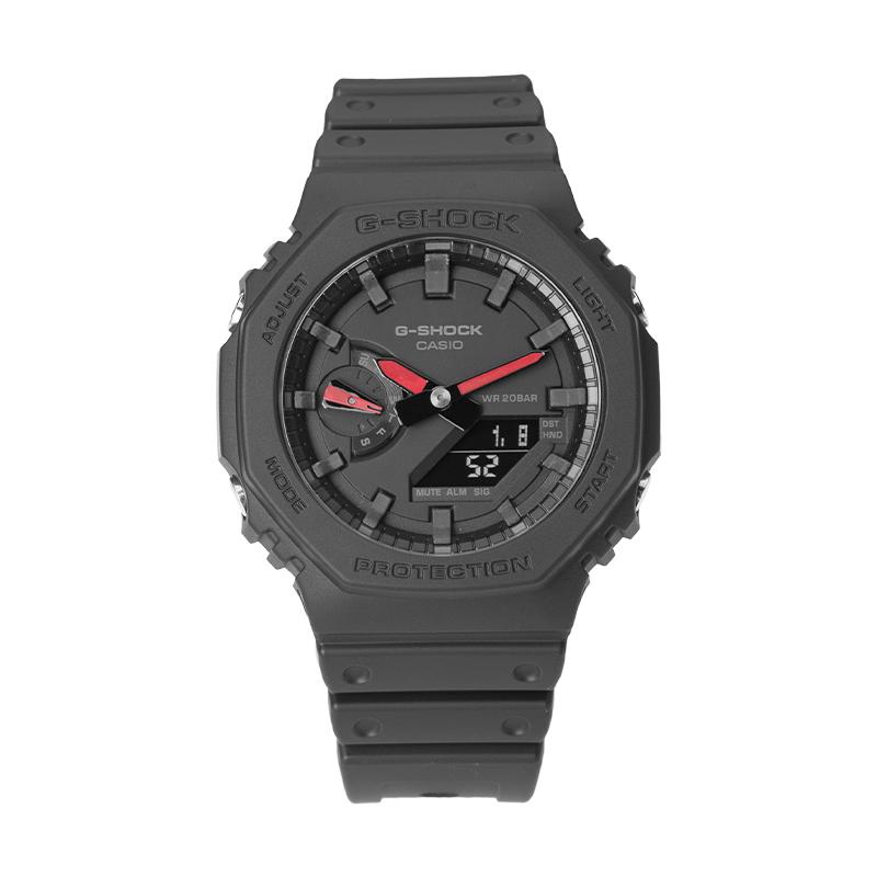 Casio Индивидуальные часы модифицированная серия Светящиеся водонепроницаемые 200 метров красная стрелка шкала Фермерский дуб более четкий ночью Carb GA-2100-1A1