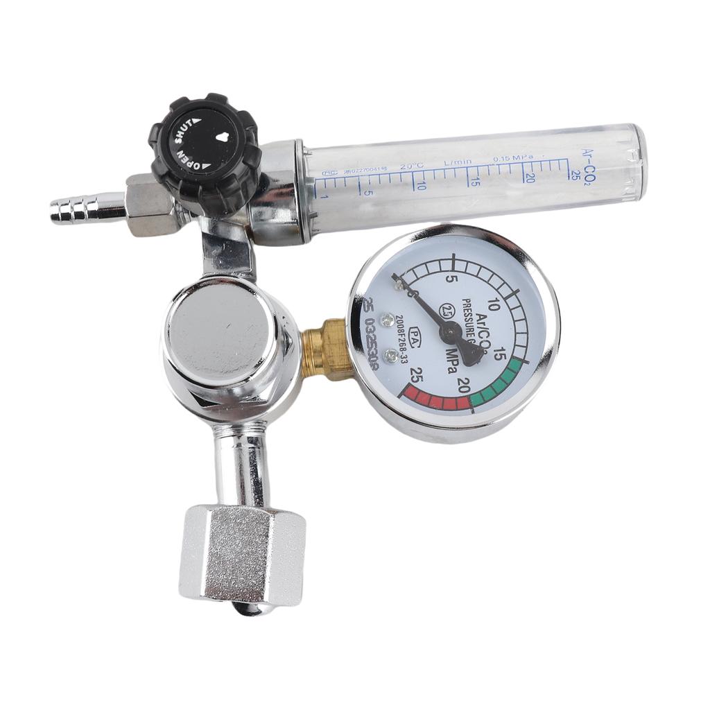 Meter 0-25Mpa Argon Regulator CO2 Mig Tig -Meter Gas-Regulators Flowmeter Welding Weld Gauge Pressure Reducer Flowmeter