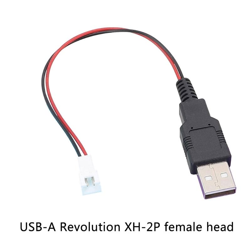 Кабель USB Male to XH2.54 2P Terminal Cable 2Core Power Supply Cable для передачи питания и сигнала в проектах DIY