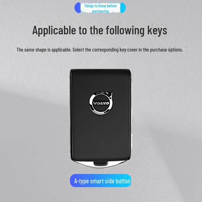 Luxury Car Key Cover for Volvo XC60 S90 S60 XC90 V40 V90 S60L - Men and Women