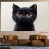 2D Милый Черный Котенок Фон Декорация для Фотографии Любителей Животных