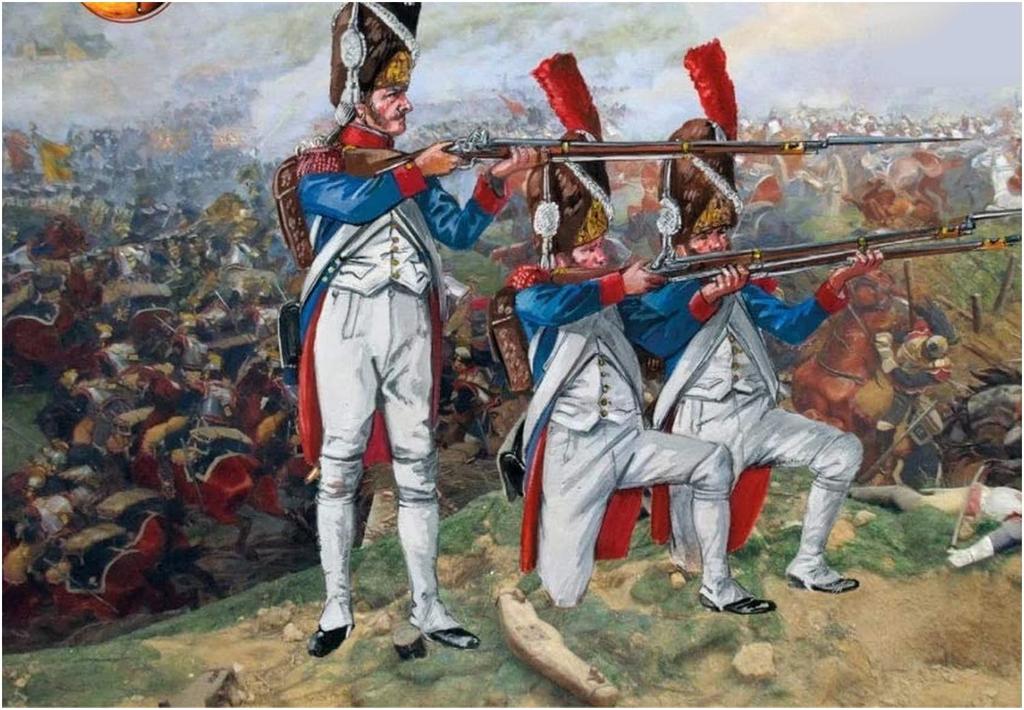 Mars Figures 1/32 Scale French Veteran Guards, 1805-1815, 8 Poses, 15 Figures, Plastic Model Kit, ORM32022