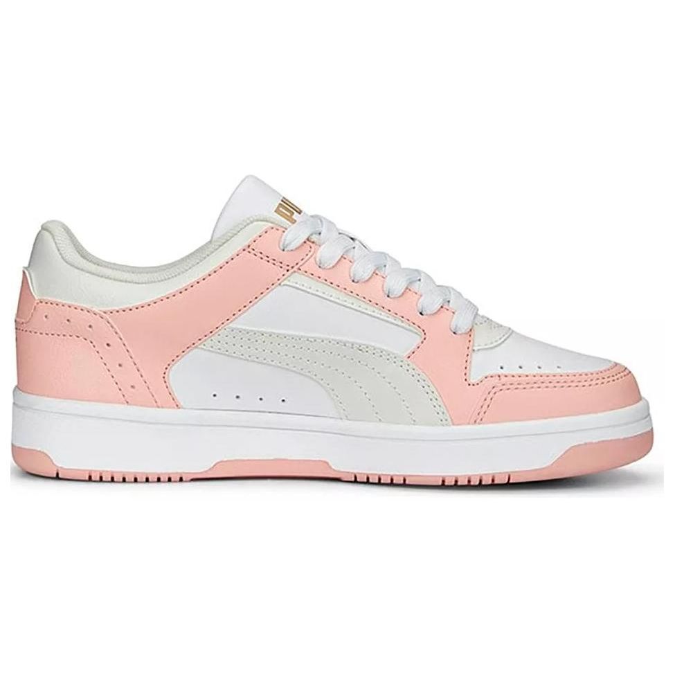 Puma Rebound Layup Low Top Sneakers Unisex Sneakers Pink White 380747-28