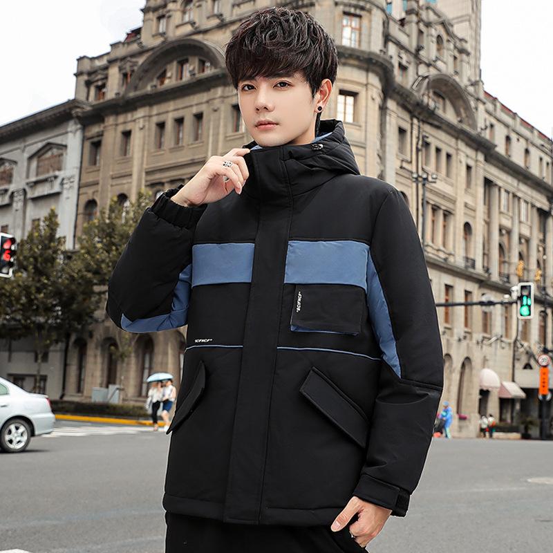 Men's Down Jacket New Year's Warm Thickened Winter Jacket Handsome Trendy Brand Short Student Winter Clothes