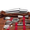 Travel Bartender Bag (Without Tools) Portable Bar Canvas Tool Bag for Carrying Cocktail Shaker Set for Indoor Outdoor
