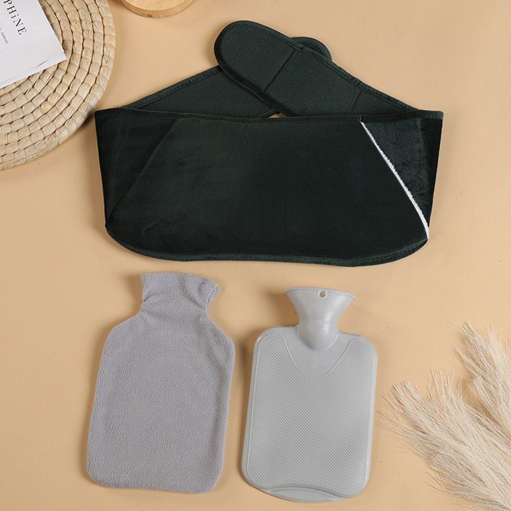 Портативный ПВХ пояс для грелки с горячей водой, носимый, мультяшный, мягкий грелка для рук, плюшевый пояс для прикрытия талии