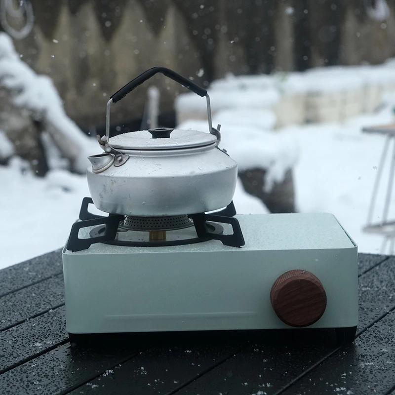 Портативная газовая плита для улицы, мини-бутановая газовая плита с одной горелкой, газовая плита для кемпинга, барбекю, горелка, принадлежности для приготовления пищи, инструменты