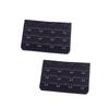 2PCS Soft Flexible Comfort Bra Extender Strap Extension 4 Hooks