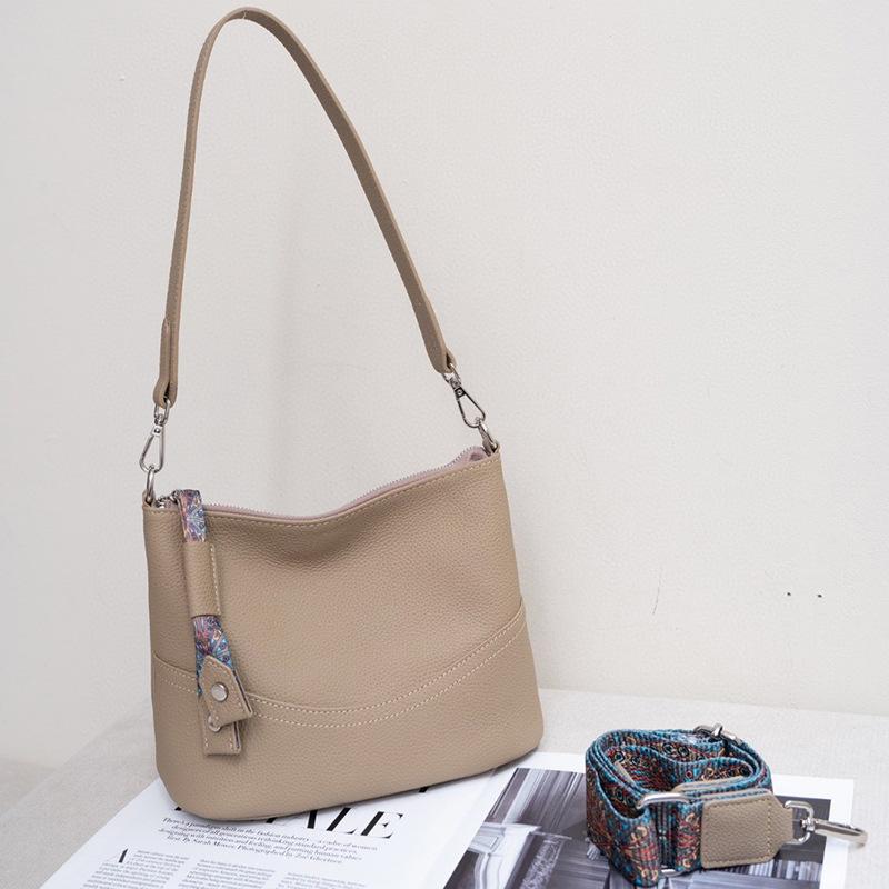 Сумка женская Head Layer из коровьей кожи через плечо Senior Sense All-in-one Crossbody Bucket Bag Shoulder