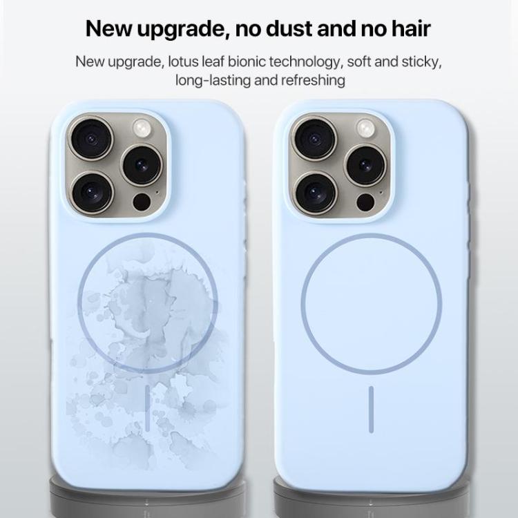 Large Hole Camera MagSafe Liquid Silicone Full Coverage Phone Case