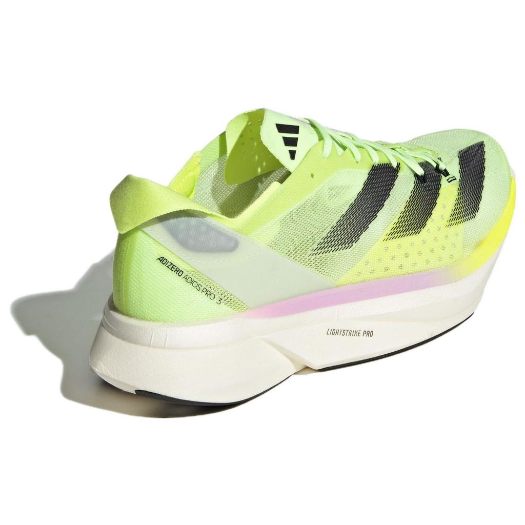 adidas Adizero Adios Pro 3 Green Spark Unisex Sneakers Aurora-Metallic Lucid-Lemon IG6445