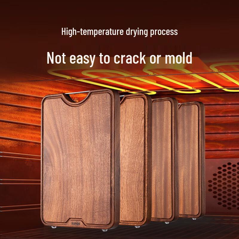 Разделочная доска SUPOR из массива эбенового дерева