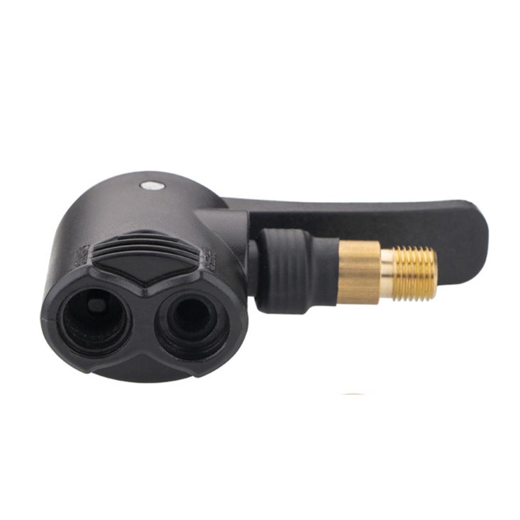 Адаптер для запирающихся клапанов для велосипедов Напольный насос для шин с быстроразъемной насадкой Удобная регулировка давления в шинах