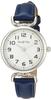 Аналоговые часы Amalfidia с водонепроницаемым кожаным ремешком, белый циферблат, синий [Arias] WW20022A-131 женские