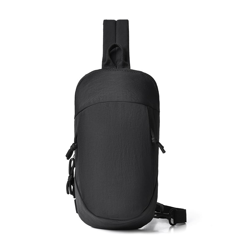 Large-Capacity Unisex Casual Chest Bag Anti-Skimming RFID Men's Shoulder Bag Lightweight Nylon Women's Crossbody Bag
