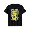 Женская Винтажная Желтая Футболка с Граффити-Баллончиком Harajuku Streetwear Повседневная Модная Оверсайз Летний Топ