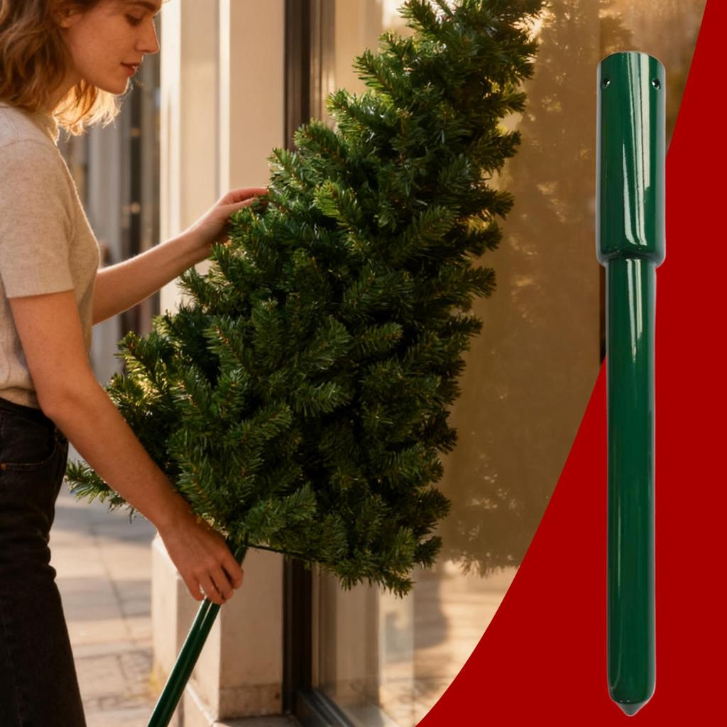 Искусственная подставка-райзер для рождественской елки с 3 фиксирующими винтами подходит для шестов 0,5-1,25 дюйма для декора гостиной, спальни, классной комнаты, вечеринки