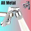Metal 1080° Universal Rotation Faucet Sprayer Head 22/24mm Adaptor Washbasin Faucet Extender Aerator Bubbler Nozzle Kitchen Tap