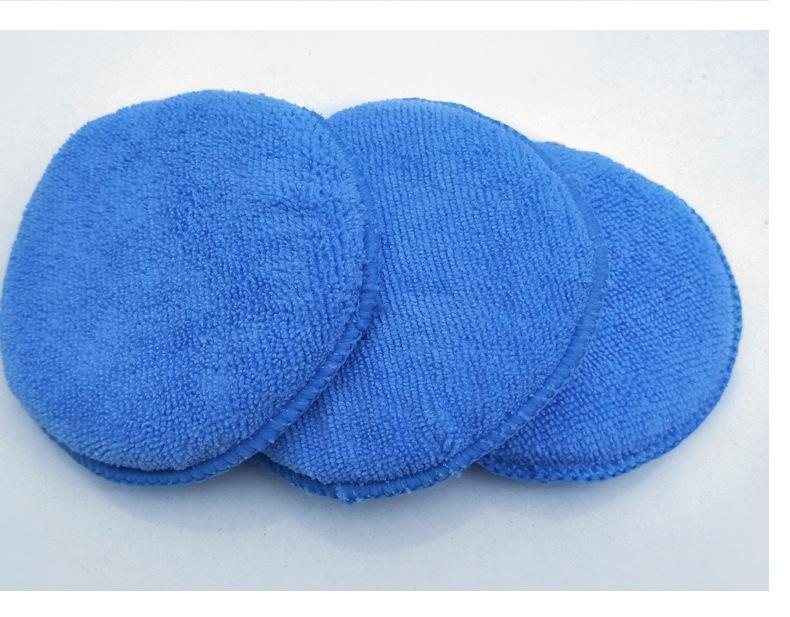 1-10Pcs Waxing Sponge Car Applicator Cleaning Polish Pad Foam Sponge Microfiber Waxing Cleaning Sponge Clean Washing Tools