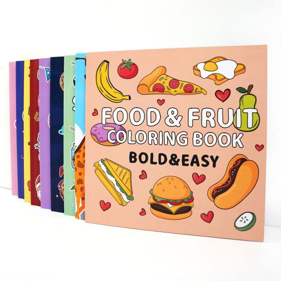 Взрослые Подростки Раскраска Односторонние Страницы Странный Дизайн Печать Высокого Разрешения Снятие Стресса Релаксация Рисование