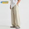 Мужские и женские повседневные мешковатые брюки из ледяного шелка Y2K, спортивные штаны для бега, спортивные штаны для бега, брюки для мужчин