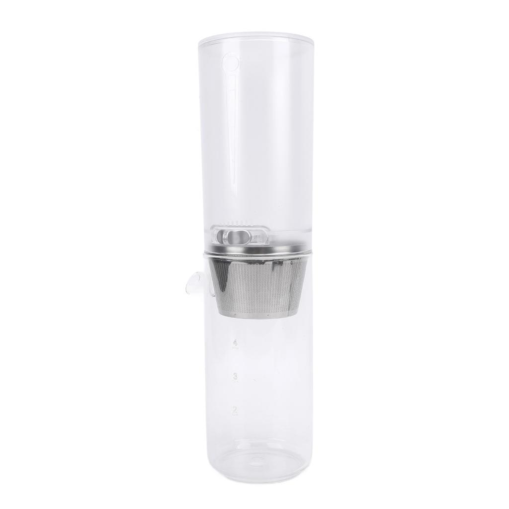 Ice Drip Coffee Maker Adjustable Speed Portable Easy Cleanup 400ml High Borosilicate Glass Iced
