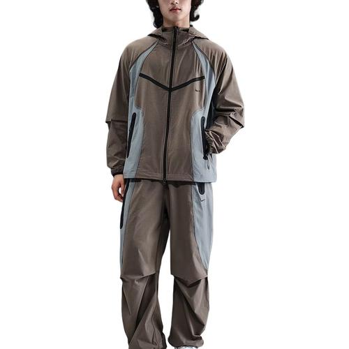 Nike Мужская ветровка Tech Dri FIT с цветными блоками, свободная, IH8462-289
