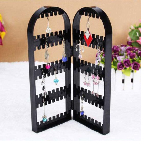 Складной держатель для сережек, стеллаж для хранения ювелирных изделий на экране