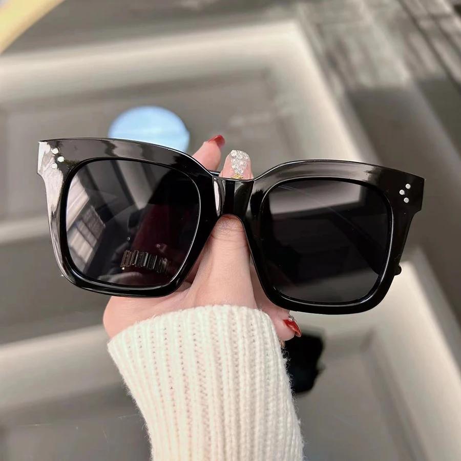 Square Sunglasses Women Men Vintage Designer Fashion Sun Glasses Female Male Brand Mirror Driving Frame Punk