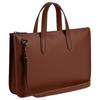 Coach Isaac 40 Logo Zipper Closure Glove Tanned Leather Crossbody Shoulder Tote Bag Large Men Bags Redwood CV969-RWD
