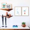 PET Hollow Out Drawing Painting Stencils for DIY Scrapbook Photo Album Fish 150x300mm 2pcs/set