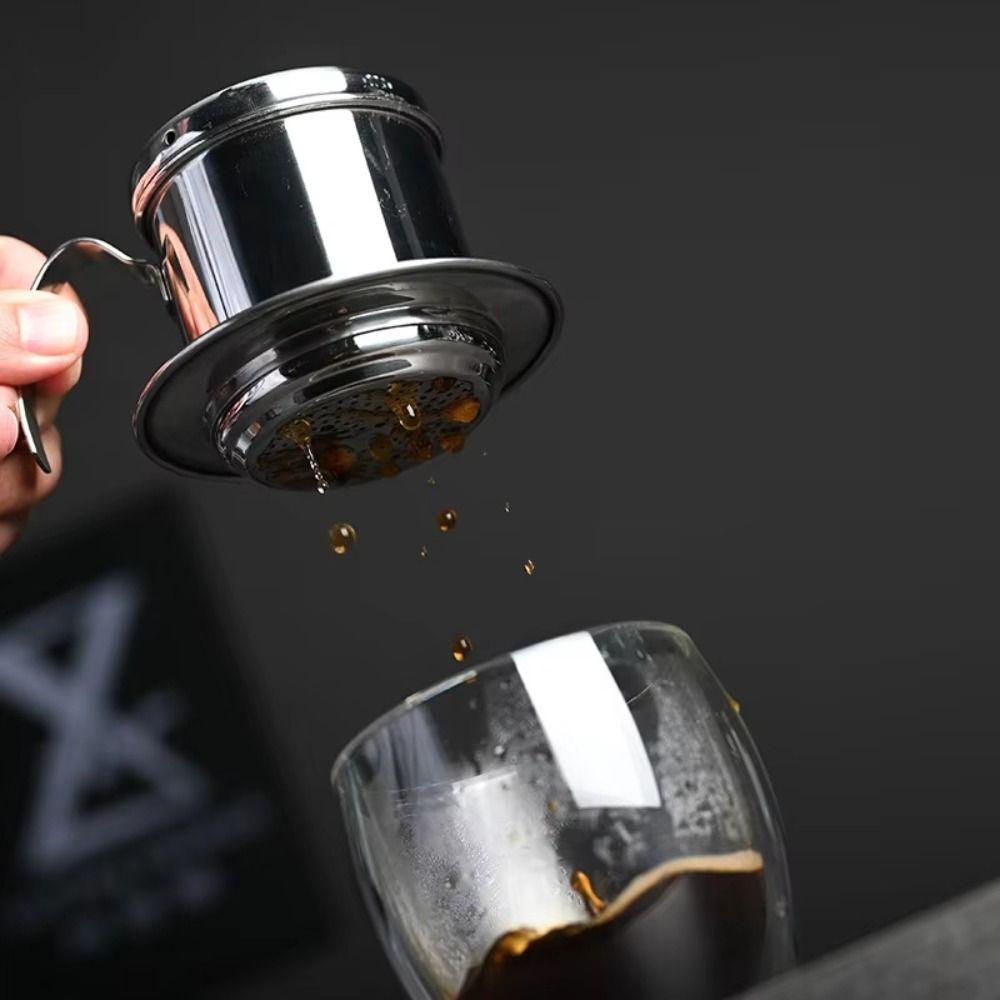 Многоразовый Дизайн Нержавеющая Сталь Кофе Дрип Брювер Стальной Фильтр Кофе Дрип Фильтр Домашнее Пивоварение