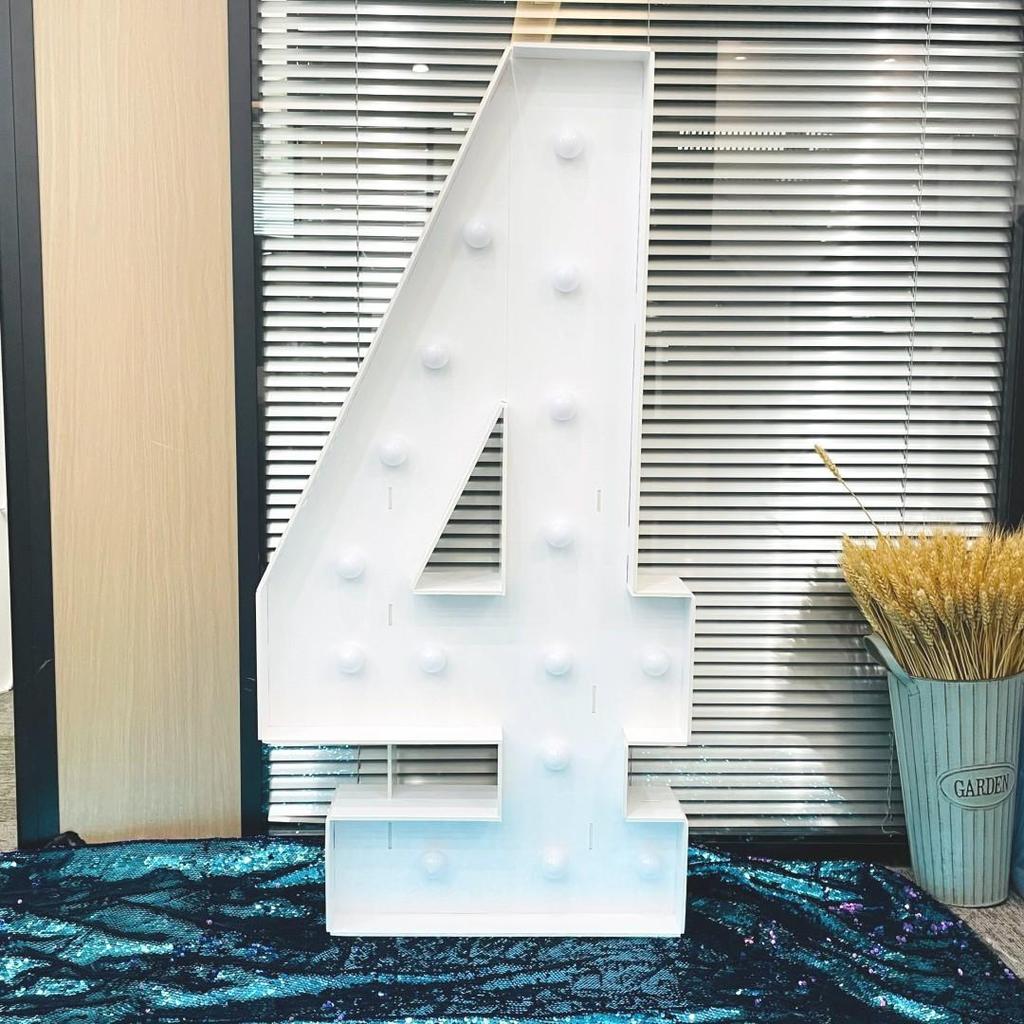 1PC 120CM Marquee Numbers 0-9,1st 50th Birthday Decoration for Girls Boys,Large Lightup Number for Anniversary Party Supplies,Party Decor