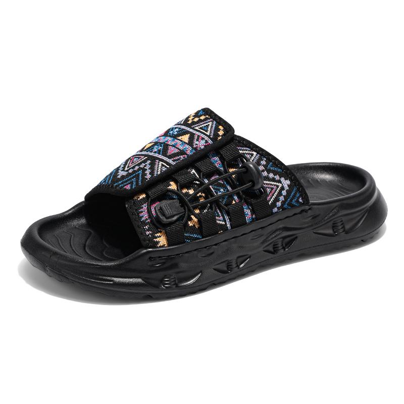 Мужские сандалии на толстой подошве, новые, большого размера, модные мужские тапочки, легкие, удобные, дышащие, повседневные сандалии из ЭВА, мужская обувь, шлепанцы