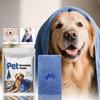 Полотенце для собак из микрофибры, супервпитывающее и мягкое полотенце для ухода за домашними животными, средства для купания для больших, средних или маленьких собак
