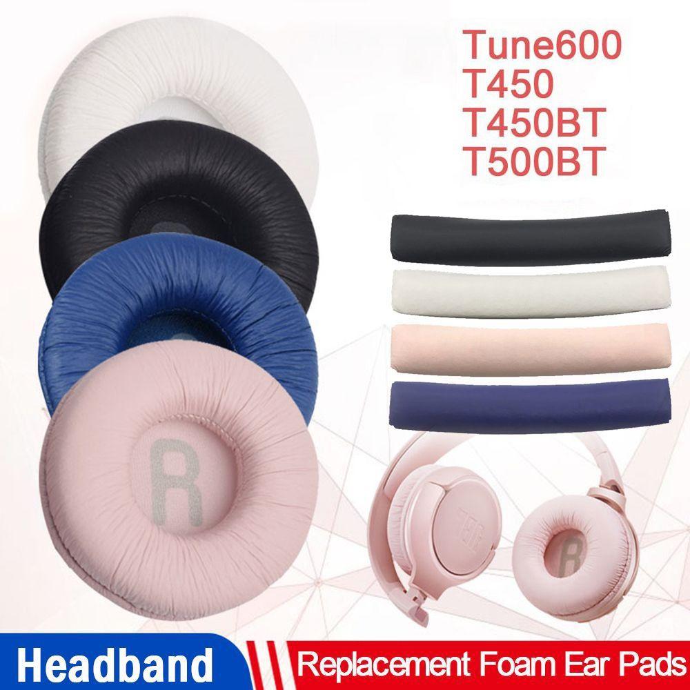 1 Pair Protein Leather Accessories Headphone Replacement Ear Pads Cushion Cover Headband