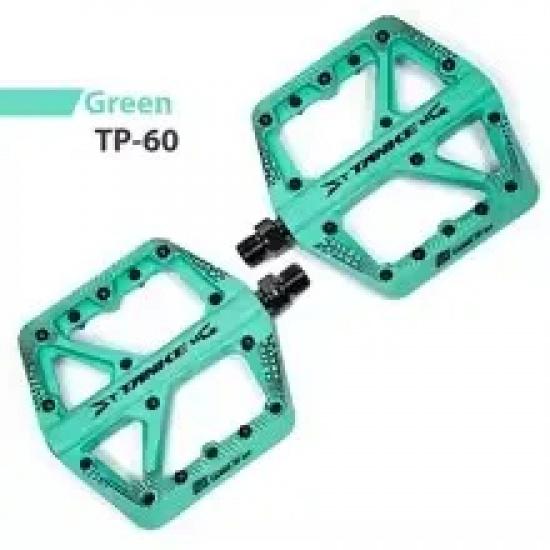 TANKE Bike Pedals Non-Slip Nylon MTB/Road Bicycle Pedals Bearing Cycling Footrest Black/Red/Gray/Orange
