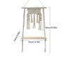 Гобелен ручной работы с кисточками Настенная полка Настенная полка макраме